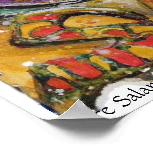 PMACarlson Fire Salamanderポスター ポスター (角)