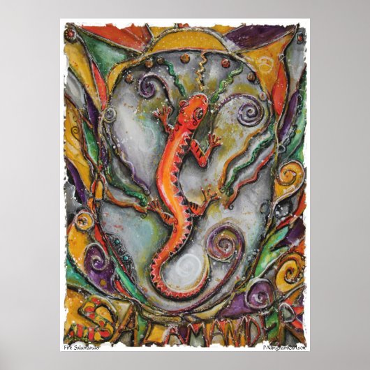 PMACarlson Fire Salamanderポスター ポスター (正面)