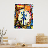 PMACarlson "Gecko"ポスター ポスター (キッチン)