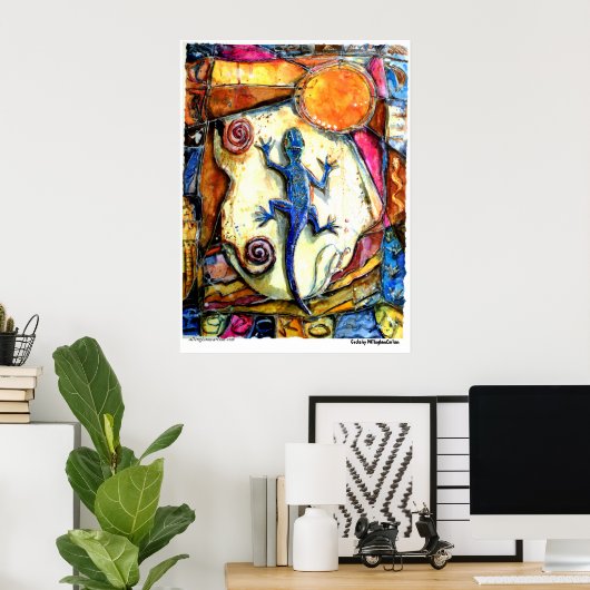 PMACarlson "Gecko"ポスター ポスター (ホームオフィス)