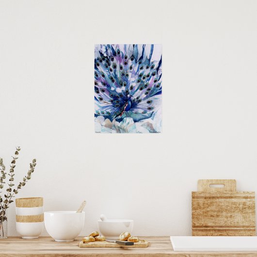 PMACarlson Peacock I Poster ポスター (キッチン)