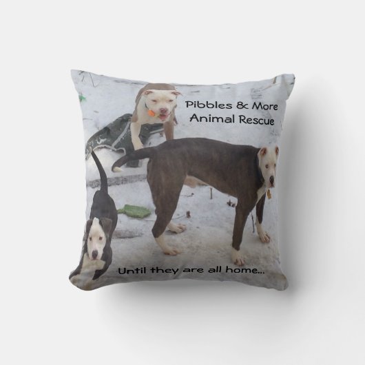 PMARの枕、Adopt買物をしません クッション (正面)