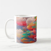 PMART カラフルな雲 コーヒーマグカップ (左)