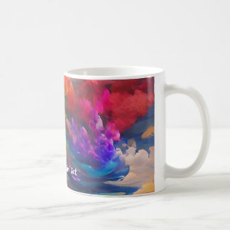PMART Colored Clouds コーヒーマグカップ