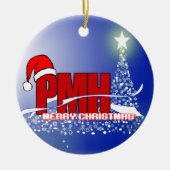 PMH精神科精神衛生ナースクリスマス セラミックオーナメント (正面)