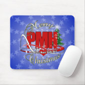 PMH精神科精神衛生ナースクリスマス マウスパッド (マウス)
