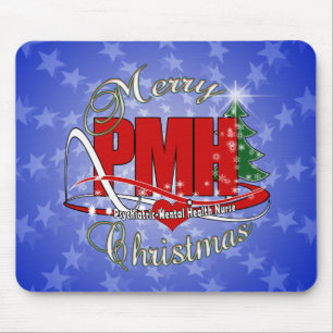 PMH精神科精神衛生ナースクリスマス マウスパッド
