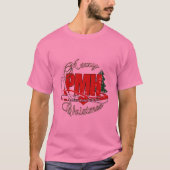 PMH精神科精神衛生ナースクリスマス Tシャツ (正面)