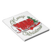 PMHNPクリスマス精神科精神保健医療ナース ノートパッド (アングル)