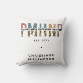 PMHNPレオパード印刷の精神科的精神健康NP クッション (正面)