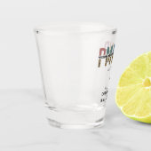 PMHNPレオパード印刷の精神科的精神健康NP ショットグラス (左)