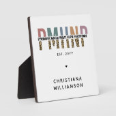 PMHNPレオパード印刷の精神科的精神健康NP フォトプラーク (正面)