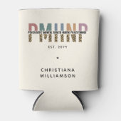 PMHNPレオパード印刷の精神科的精神健康NP 缶クーラー (正面)