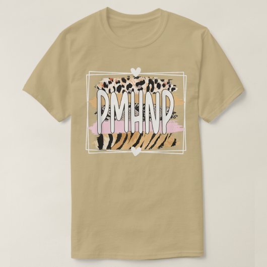 Pmhnp精神医科精神保健ナース医 Tシャツ (デザイン正面)