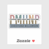 PMHNP精神科パーソナライズされた精神科精神保健ナース シール (シート)