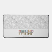 PMHNP精神科パーソナライズされた精神科精神保健ナース デスクマット (正面)