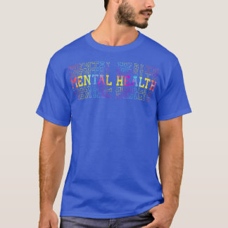 Pmhnp絞り染めメンタルヘルスナース精神医学 Tシャツ