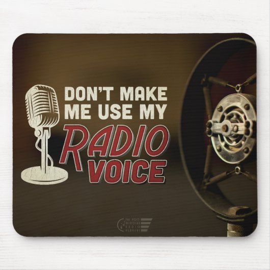 PMRP Radio Voice Mousepad マウスパッド (正面)