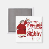 PMSおもしろい Stabby マグネット (正面/裏面)