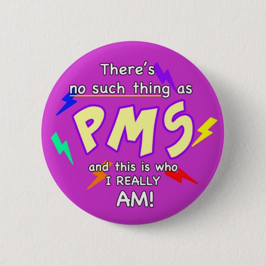 PMSなんて存在しない 缶バッジ (正面)