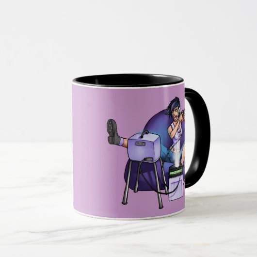 PMSのマグの諸悪の根源の紫色 マグカップ (正面右)