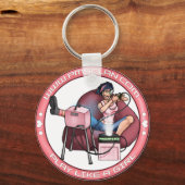 PMSキーチェーン – Pandoraのボックスピンク2 キーホルダー (正面)