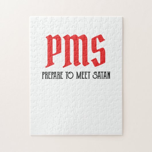 PMS – サタン時代の贈り物を満たおもしろいす準備 ジグソーパズル (縦)