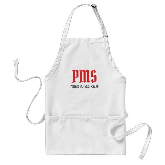 PMS – サタン時代の贈り物を満たおもしろいす準備 スタンダードエプロン (正面)