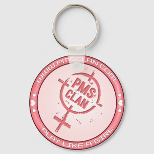 PMS Keychain-のピンクのロゴ2 キーホルダー