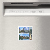 PMT004 TURIN – モザイク – ピエモンテ – イタリア – 冷蔵庫 マグネット (インサイチュ (食洗機))