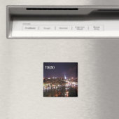 PMT005 TURIN at Night, Piedmont，イタリア，冷蔵庫 マグネット (インサイチュ (食洗機))