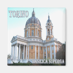 PMT007 TURIN Basilica Superga，イタリア，冷蔵庫 マグネット