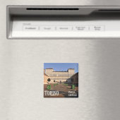 PMT010 TURIN, Piazza Castello，イタリア，冷蔵庫 マグネット (インサイチュ (食洗機))