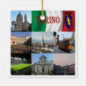 PMT012トリノ,モザイク,ピエモンテ,イタリア, セラミックオーナメント (裏面)