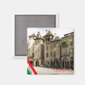 PMT023 DOMODOSSOLA, Piedmont，イタリア，冷蔵庫 マグネット (正面/裏面)