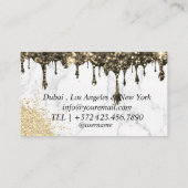 PMUマイクロブレーディングアーティスきらめくト銀金ゴールド 名刺 (裏面)