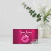 PMUマイクロブレーディングアーティストきらめくバラ 名刺 (スタンド正面)