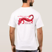 PMYCの赤いドラゴンの大広間 Tシャツ (裏面)