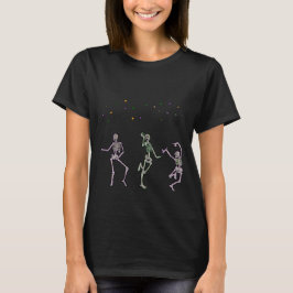 PN 70 Skeleton Dance in Stars  Tシャツ
