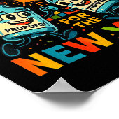 Pn’ Bottles For The New Year Funny Nurse Medical G ポスター (角)