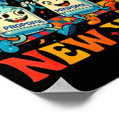 Pn’ Bottles For The New Year Funny Nurse Medical G ポスター (角)