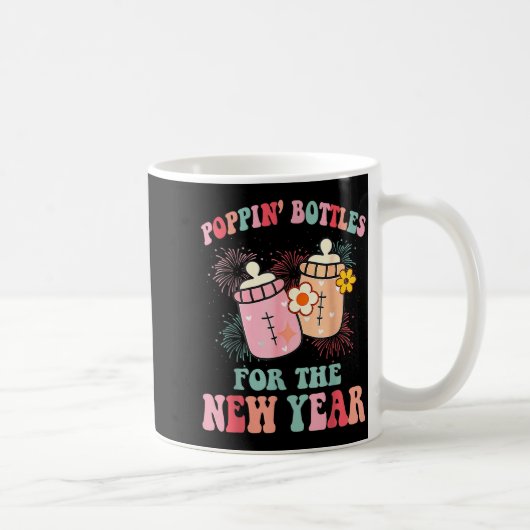 Pn’ Bottles For The New Year Nicu Nurse コーヒーマグカップ (右)