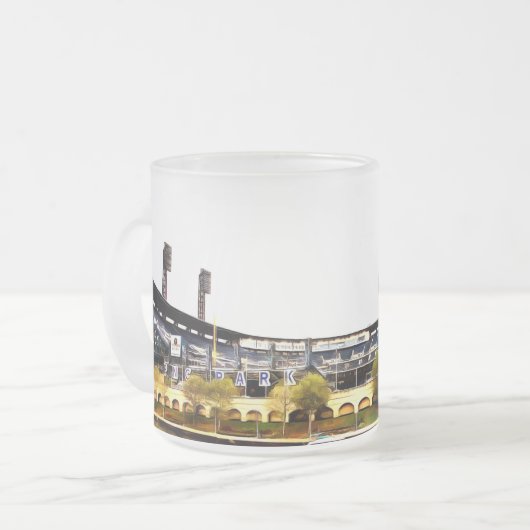 PNCパークコーヒーマグ フロストグラスマグカップ (正面左)