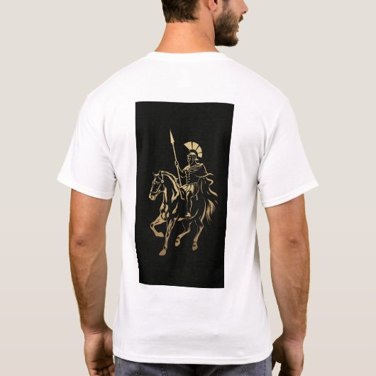 .pngモダン形式の洗練されたロゴ tシャツ (裏面)