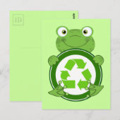 png_5659_Royalty_Free_Clip_Art_Happy_Frog_Huging_ ポストカード (正面/裏面)