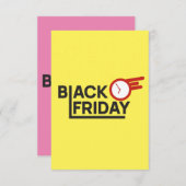 pngtree creative black friday サンキューカード (正面/裏面)