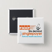 PNHPの正方形ボタン 缶バッジ (正面&裏面)