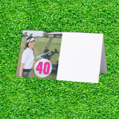 PNKレディーゴルフパーティープラン折り畳み座席表 プレイスカード