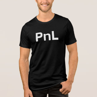 Pnl tシャツ、文字ベース トライブレンドTシャツ