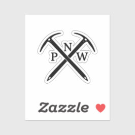 PNW アイスアックス ステッカー シール